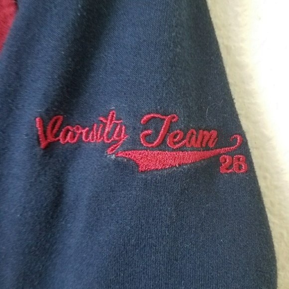 Forever 21 Varsity Team Letterman Hoodie Jacket - Picture 2 of 5